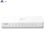 سوییچ 8 پورت دی-لینک مدل DES-1008C نمای جلو
