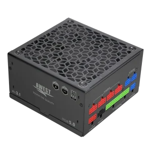 پاور کامپیوتر اوست مدل AV750-GFB V3 ظرفیت ۷۵۰ وات تمام ماژولار ۸۰ پلاس گلد
