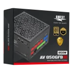 پاور کامپیوتر اوست مدل AV750-GFB V3 ظرفیت ۷۵۰ وات تمام ماژولار ۸۰ پلاس گلد - تصویر 2